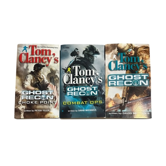 Bundle of 3 Ghost Recon Tom Clancey Paperback Books EUC - Picture 2 of 4